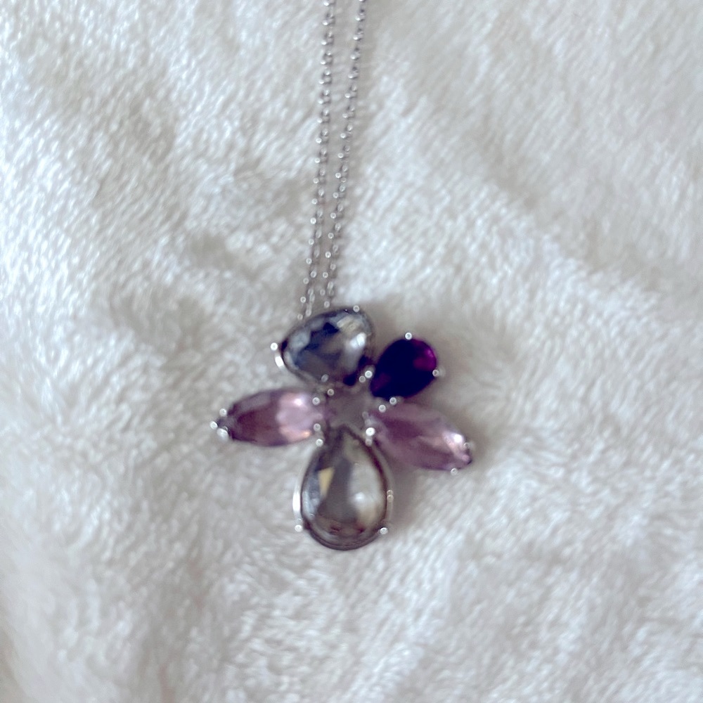 Swarovski Crystal flower necklace